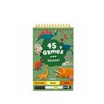 Auzou 45 Games Dinosaurs Çocuk İngilizce Aktivite Kitabı