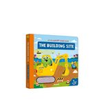 Auzou Building Site My First Animated Board Book Çocuk İngilizce Aktivite Kitabı