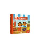 Auzou My First Animated Board Book At The Market Çocuk İngilizce Aktivite Kitabı