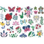 Auzou Toys Çocuklar İçin Geçici Dövme - Çiçekler - STD - Karışık