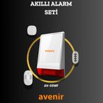 Av-03wf Wifi Kablosuz Akıllı Alarm Seti 1 Kapı/pencere Sensörü 1pır 1 Kumanda