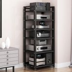 AV ShelfAV Stereo Dolap, Ses Video Rafı, Modern Video Oyun Rafı, Eğlence Standı, Hifi Rafı, Küçük Alanlar, Oturma Odası, R Kayıt için