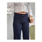 Avana collection Boru Paça Lacivert Kumaş Pantolon