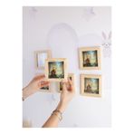 AVANGART ATÖLYE AHŞAP ÇERÇEVE 6'LI SET FOTOĞRAF ÇERÇEVESİ 10cmx10cm