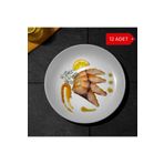 Avangart Mutfak 12 ADET - 17cm İnternasyonel Kırılmaz Melamin Servis Tabağı, Tatlı, Meze, Düğün Salonu, Oteller AV26173