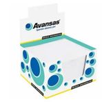 Avansas 8 x 8 cm Beyaz Küp Not Kağıdı