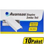 Avansas AY61 No 24/6 10 Adet Zımba Teli