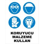 Avantaj Reklam Koruyucu Malzeme Kullan (25X35 - Dekota(Forex)- Dijital Baskı) - 50x70