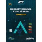 Avantaj Yayınları AYT Türk Dili ve Sosyal Bilimler 1 - 15 Deneme