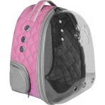 AvantajAl Markapet Kapitone Astronot Kedi Köpek Taşıma Çantası 28*32*40 cm Pembe - Çok Renkli - 37,6 cm