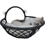 AvantajAl Markapet Vantuzlu Oval Kedi Hamağı Kedi Yatağı 17*46 cm Siyah - Çok Renkli - Diğer