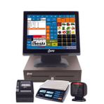 Avapos GM0903SET1 Market Barkod Satış Sistemi Terazili ve Programı Full (Dokunmatik Pos Pc + Hızlı Satış Programı + Terazi+Masa Tipi 2d Barkod Okuyucu+Çekmece+Fiş Yazıcı 80MM) - Siyah