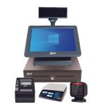 Avapos MSK1019SET Market Barkod Satış Sistemi ve Programı Paket (Dokunmatik Pos Pc + Hızlı Satış Programı + Terazi+Masa Tipi 2d Barkod Okuyucu+Çekmece+Fiş Yazıcı 80MM) - Siyah