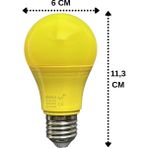 Avarson (1 Adet) Osaka 10W Sarı Işık E27 Duylu (Kalın Duy) LED Ampul