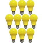 Avarson (10 Adet) Osaka 10W Sarı Işık E27 Duylu (Kalın Duy) LED Ampul