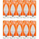 Avarson (10 Adet) Osaka 7W (50W) Sarı Işık (3000K) E14 Duylu (Ince Duy) LED Mum Ampul
