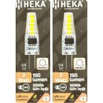 Avarson (2 Adet) Heka 2W (14W) 3000K (Sarı Işık) G4 Duylu Dim Edilebilir LED Kapsül Ampul