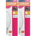 Avarson (2 Adet) Ledvance 7,5W Sarı Işık (2700K) E14 Duylu (Ince Duy) LED Ampul