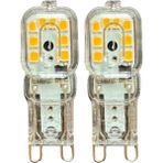 Avarson (2 adet) OSAKA 3W Sarı Işık (3000K) Dim Edilebilir G9 Duylu LED Kapsül Ampul