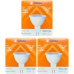 Avarson (3 Adet) Osaka 5W (40W) Sarı Işık (3000K) GU5.3 Duylu (İğne Bacak) Led Çanak Ampul