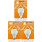 Avarson (3 adet) Osaka 7W (50W) Beyaz IŞIK E14 DUYLU (Ince Duy) LED Mini Ampul