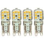Avarson (4 adet) OSAKA 3W Sarı Işık (3000K) Dim Edilebilir G9 Duylu LED Kapsül Ampul