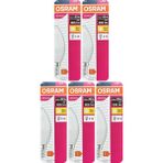 Avarson (5 Adet) Ledvance 7,5W Sarı Işık (2700K) E14 Duylu (Ince Duy) LED Ampul