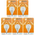 Avarson (5 adet) Osaka 7W (50W) Beyaz IŞIK E14 DUYLU (Ince Duy) LED Mini Ampul