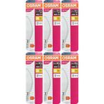 Avarson (6 Adet) Ledvance 7,5W Sarı Işık (2700K) E14 Duylu (Ince Duy) LED Ampul