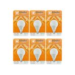 Avarson (6 adet) Osaka 7W (50W) Beyaz IŞIK E14 DUYLU (Ince Duy) LED Mini Ampul