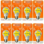 Avarson (8 Adet) Osaka 12VOLT 10W (75W) Beyaz Işık (6500K) E27 Duylu (Kalın Duy) LED Ampul