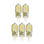 Avarson Osaka 12V 3W Sarı Işık 3000K G4 Duylu LED Kapsül Ampul, 5 Adet