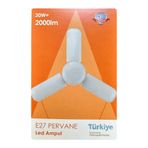 Avarson Osaka 30W LED Ampul, E27 Duy, 6500K Beyaz Işık, Pervane