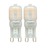 Avarson Osaka 3W Sarı Işık 3000K Buzlu Dim Edilebilir G9 LED Kapsül Ampul, 2 Adet