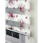 Avart Digital Çiçek Baskılı Zebra Perde - Dijital Baskılı Zebra Stor Perde - Renkli - 120 x 180 cm