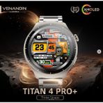 Avc Tekno Venandin Luxora Titan 4 Pro+ Amoled Ekran Akıllı Saat - Titanyum Gümüş - 41 - 45 mm - BAKIR - Altın - Gümüş