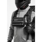 Avca Reflektörlü Motosiklet Yelek Çanta Göğüs Çantası Motosiklet Yeleği - Siyah