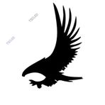 Avcı Kartal Kuş sticker 15cm