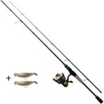 Avcı Market 2.10M Lrf Olta Seti 1-8gr Atarlı Striker Kamış 1000LIK Porthfish Metal Kafa Makine - 2.10cm - 1-8gr atar - Siyah