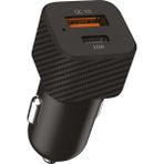 Avcı Teknoloji Market Araç Içi Hızlı Şarj Çakmaklık Adaptörü 3.0 USB Type-C 20W Araç Şarj Cihazı - Siyah