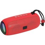 Avcı Teknoloji Market Taşınabilir Bluetooth Hoparlör Kablosuz Şarjlı Ses Bombası Askı Ipli Rgb Işıklı Speaker - Kırmızı
