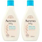 Aveeno Baby Günlük Bakım Hassas Ciltler için Saç ve Vücut Şampuanı (2 paketi)