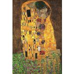 AveJoys Yapboz 1000 parça yetişkin Gustav Klimt öpücüğü 70 x 50 cm yetişkinler için yapboz, öğrenme oyunu, meydan okuma, 1000 parça, yetişkinler ve çocuklar için