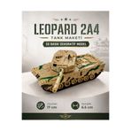 Avelon Leopard 2A4 Tank Maketi 3D Baskı Dekoratif Askeri Araç Modeli 17 cm