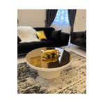 Avem Design Mono %100 Ahşap 1. Sınıf Orta Sehpa KIRIK BEYAZ