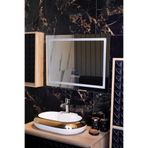 Avend Akıllı Bluetoothlu Buhar Tutmaz 3 Renk Ledli Ayna Banyo Aynası 75 Cm80x60 CM