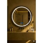 Avend Akıllı Hd Bluetoothlu Buhar Tutmayan Yeni Nesil 3 Renk Ledli Siyah Çerçeveli Banyo Lavabo Makyaj Aynası