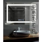 Avend Dokunmatik Akıllı Ayna Hd 3 Renk Ledli Buhar Tutmayan Banyo Aynası Dekoratif Ofis Duvar Lavabo Aynası 60x80 cm Renksiz