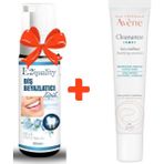 Avene 40 ml Cleanance Yağlı Ciltlere Özel Matlaştırıcı Emülsiyon Nemlendirici+E2'quality Diş Beyazlatıcı Köpük