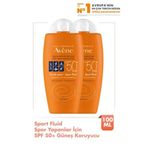 Avene Fluid Sport SPF50 2x100 ml Güneş Kremi